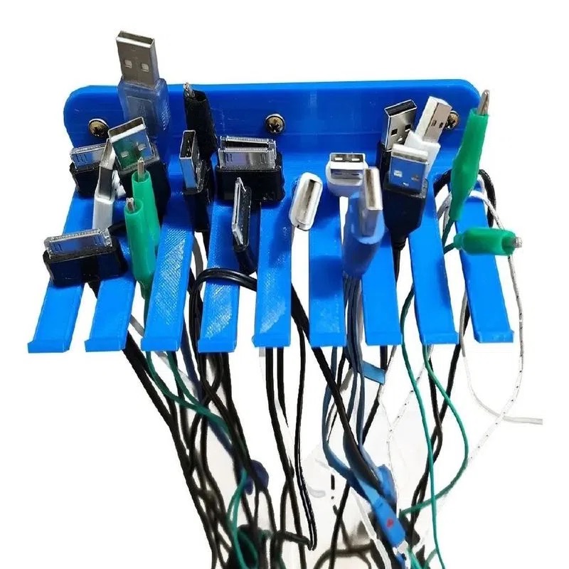 [H3D4] Porta Cables Cargadores Organizador Impresion 3D
