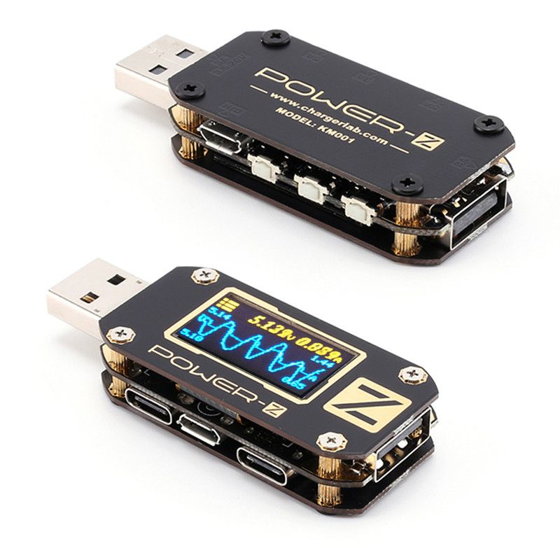 Power-z Modelo KM001 Medidor de Voltaje Tester USB Digital Amperimetro