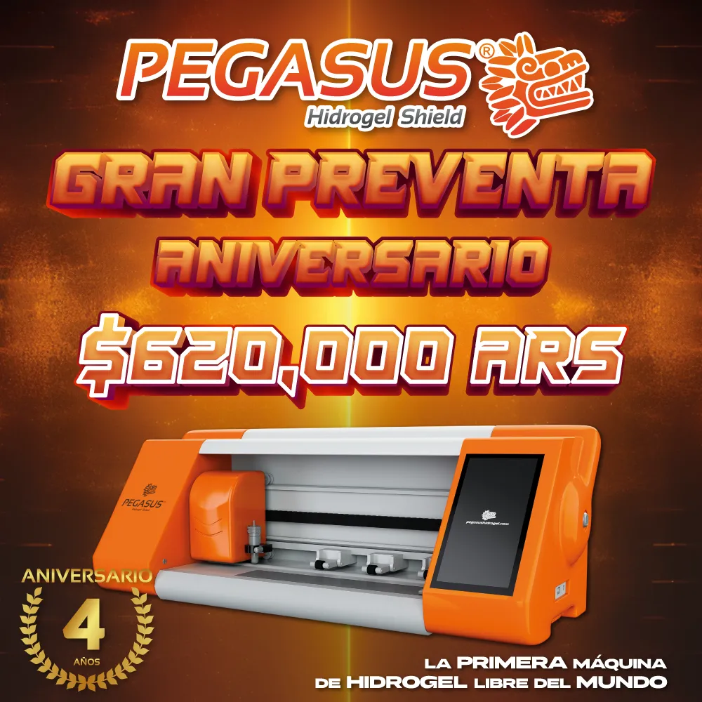 [H1003] Preventa Maquina de Hidrogel Pegasus - Libre!! Incluye 100 Laminas