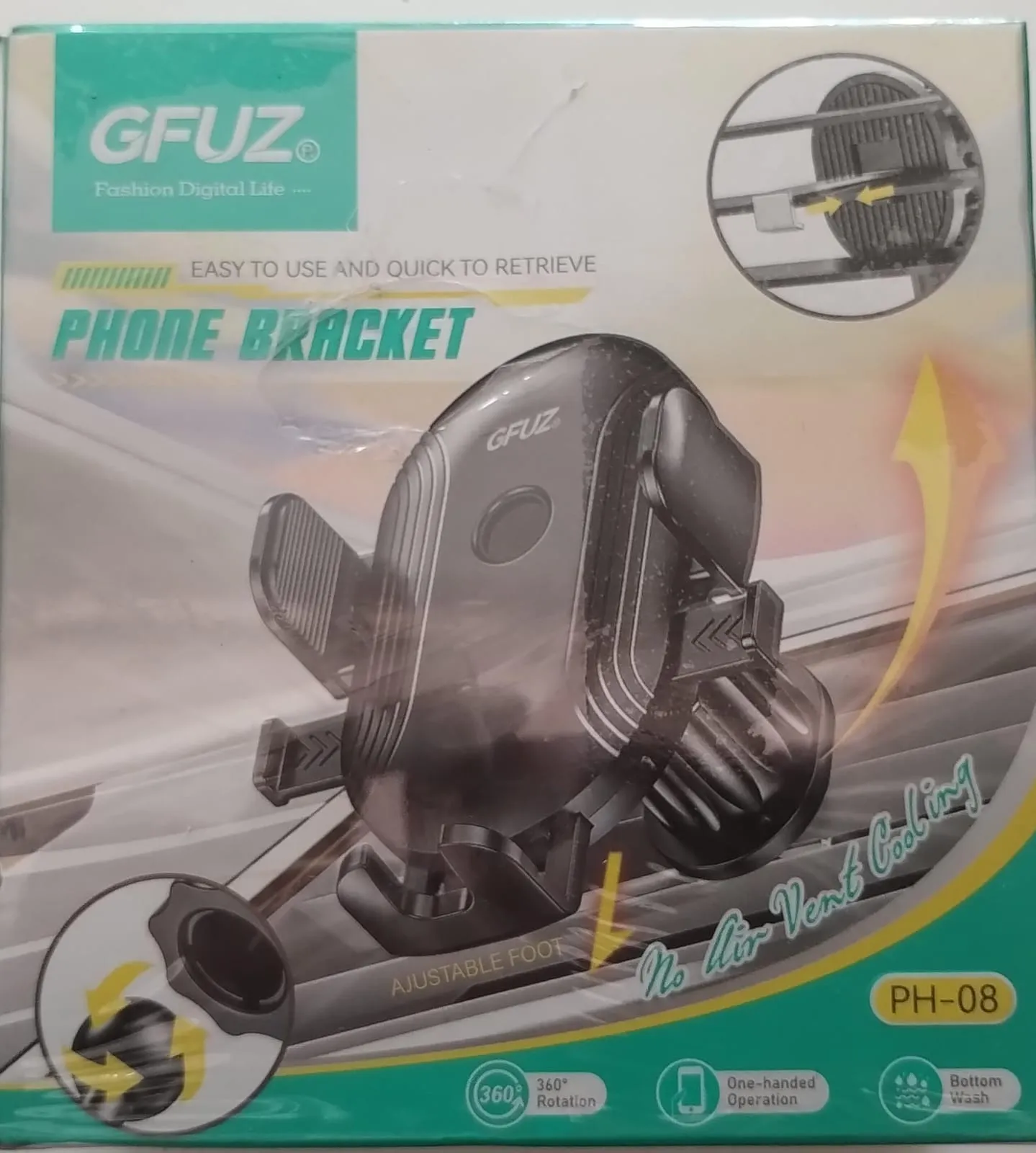 Soporte Celular para Auto Gfuz ADE5023 PH-08