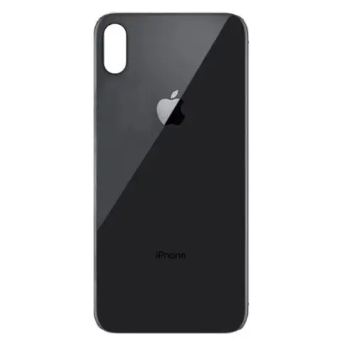 Tapa iPhone X - Big Hole - Negro Space Gray