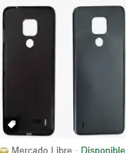 Tapa Moto E7 Gris