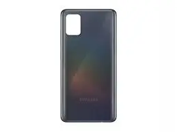 Tapa Samsung A31 Negro Tornasolado