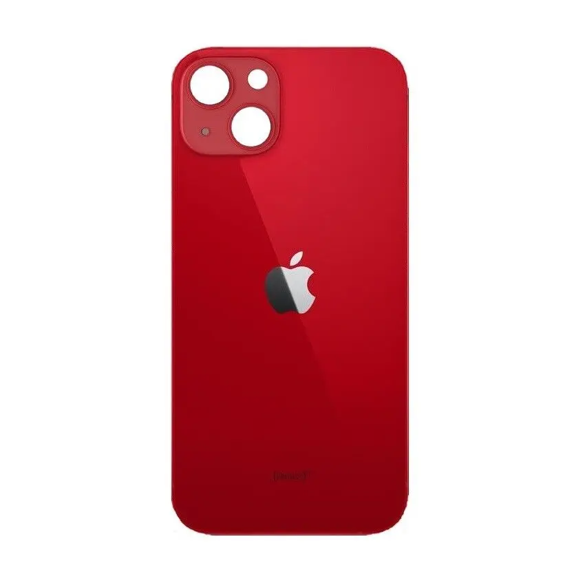 [TIP132] Tapa Trasera iPhone 13 - Big Hole Rojo