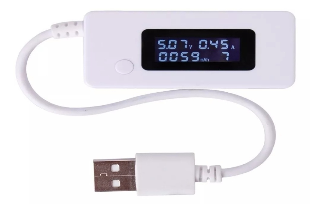 [HKCX017AM] Tester USB Hub Voltimetro Amperimetro 4 Dígitos KCX-017