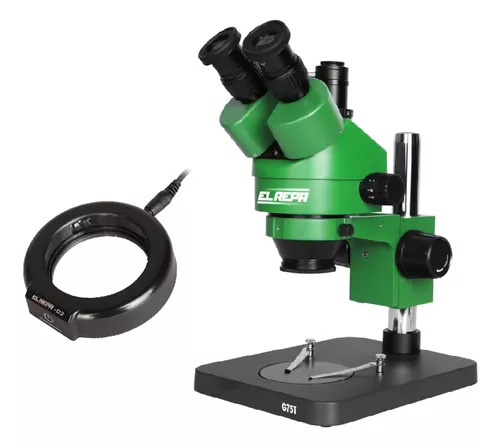 [HTRINOCUL] Trinocular + Aro Led sin Cámara Elrepa