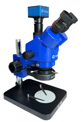 [HTRINOCUL3] Trinocular + Cámara + Aro Led Gtools