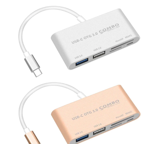 Usb-c Otg Combo 5 en 1