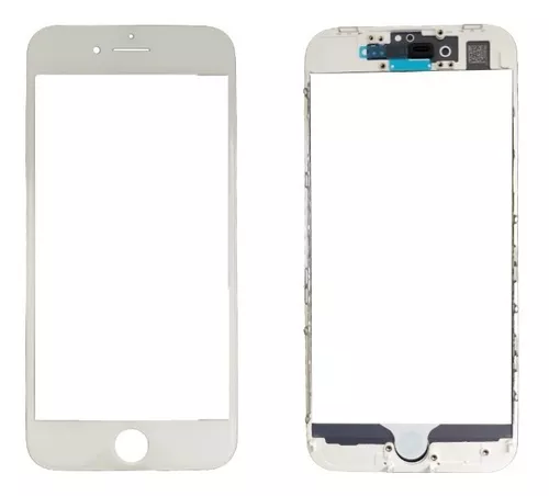 [VR8GWH] Vidrio Glass + Oca + Marco iPhone 8G Blanco