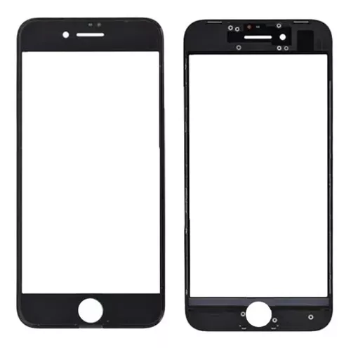 [VR8GBK] Vidrio Glass + Oca + Marco iPhone 8G Negro