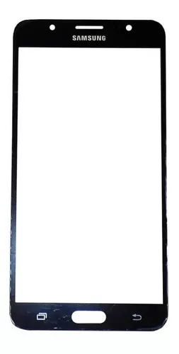 Vidrio Glass + Oca Samsung J7 2016 Negro
