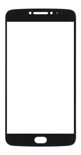 Vidrio Glass Sin Oca + Touch Motorola Moto E4 Plus Negro