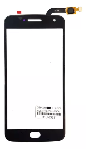Vidrio Glass Sin Oca + Touch Motorola Moto G5S Negro