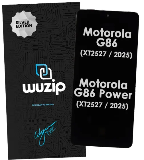 Modulo Moto G86 5G / G86 Power - Silver Edition