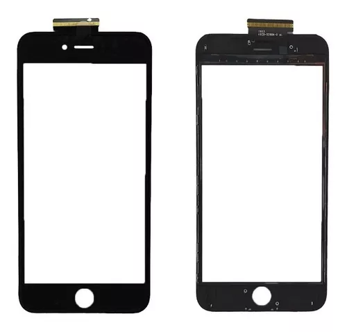 Vidrio Glass + Oca + Marco iPhone 6S Plus Negro