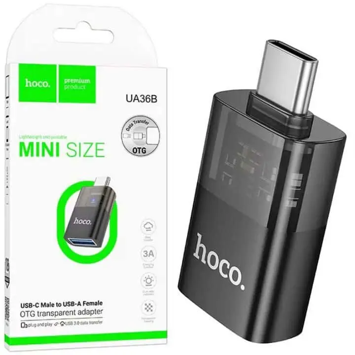 [HUA36B] Adaptador Tipo C a Usb-a - Hoco UA36B