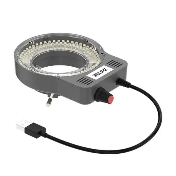 Anillo Aro 144 Led para Microscopio con Dimmer × 1