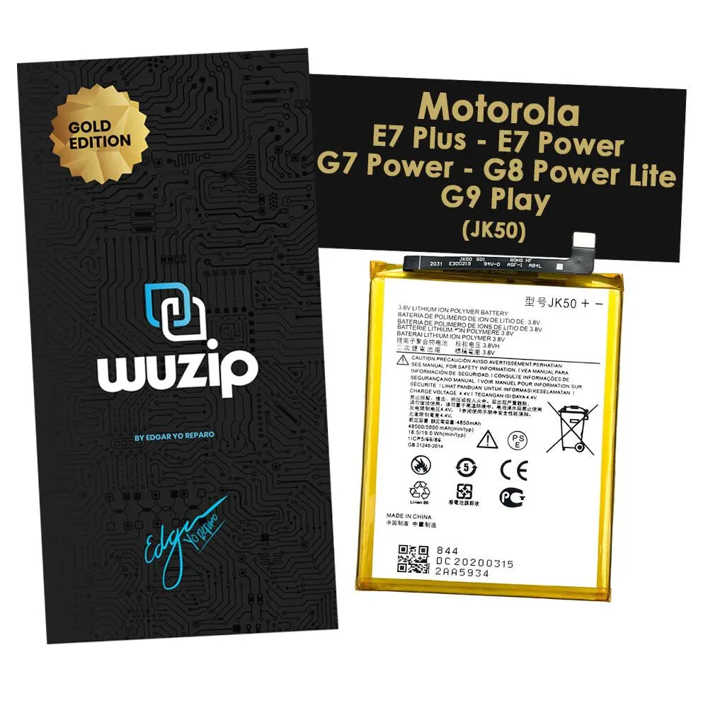 [BG20GD] Batería Motorola Moto E7 Plus / E7 Power / G7 Power / G8 Power Lite / G9 Play G20 G30 - Gold Edition JK50