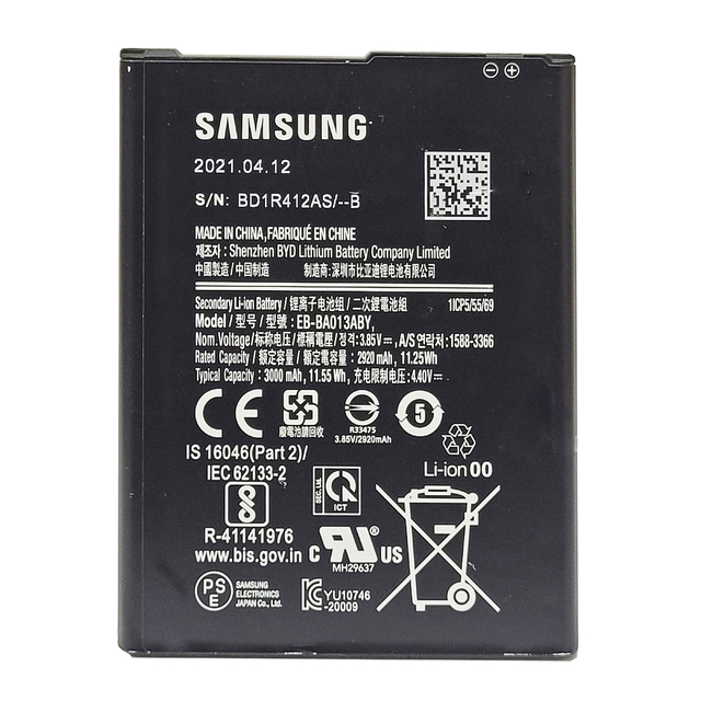 [BA01COR] Batería Samsung Galaxy A01 Core - A013 Eb-Ba013Aby Original