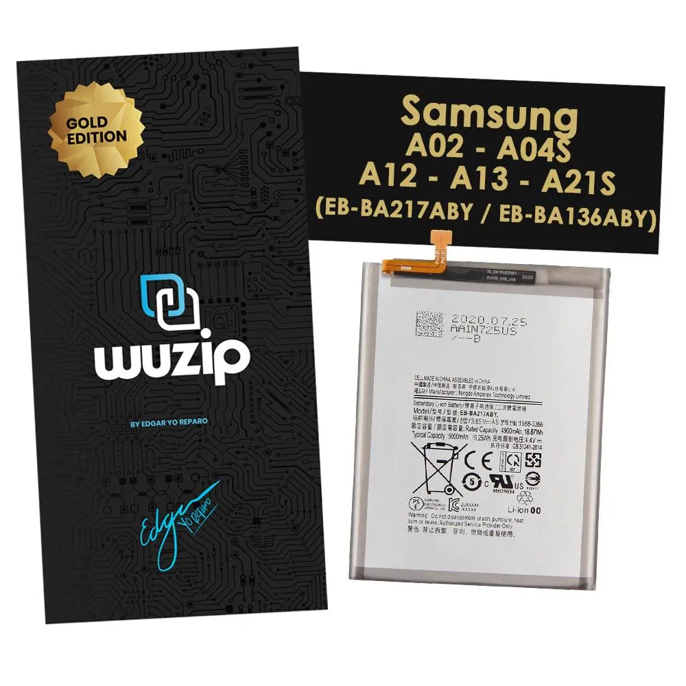 [BA02GD] Batería Samsung Galaxy A02 / A04S / A12 / A13 / A21S - Gold Edition