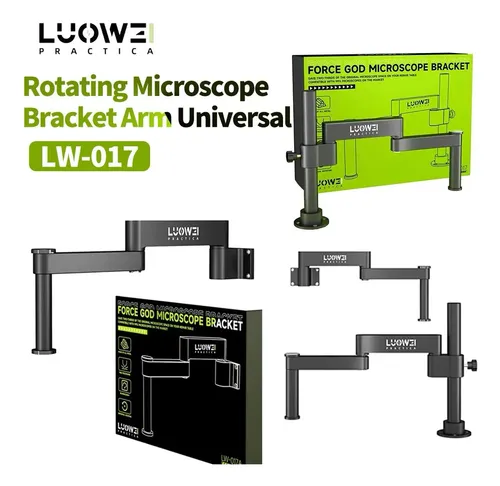 Brazo Soporte Microscopio Trinocular Binocular Luowei LW-017
