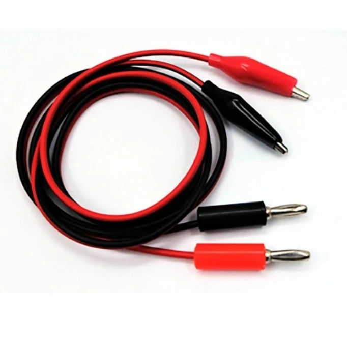 Cable Caiman a Banana para Fuente O Multimetro O Tester Elrepa