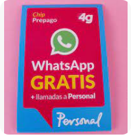 Chip Pesonal, Mov, Claro, Tuent