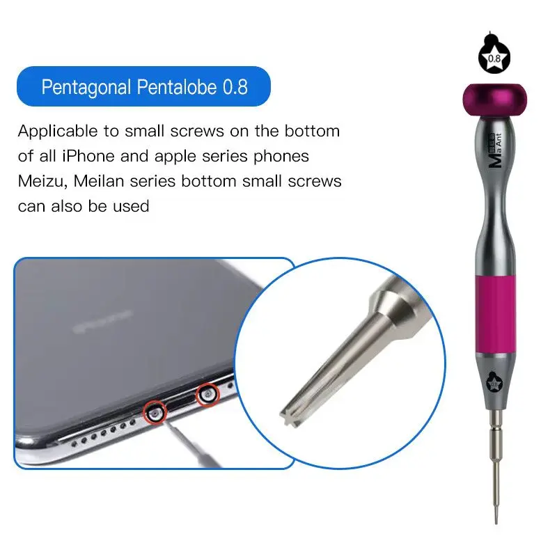 Destornillador Serie MY-903 Maant - 0.8 Pentalobe Apertura