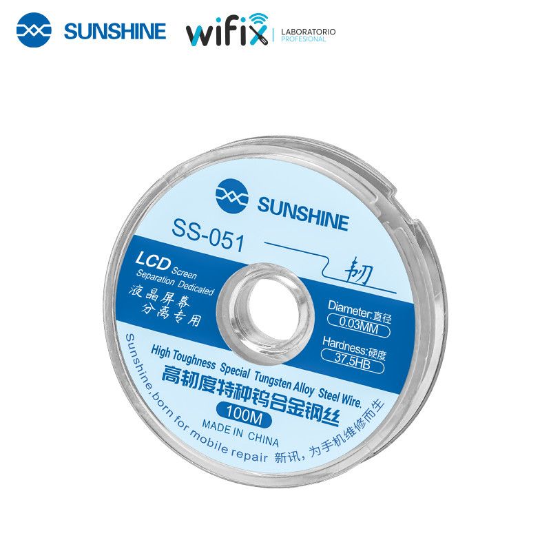 Hilo Separador LCD Curvo de Tungsteno 0,03MM - SS-051