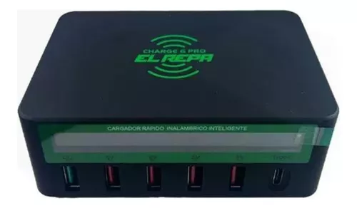 [HPRO100WBK] Icharge 6 Pro 100W Negro - El Repa