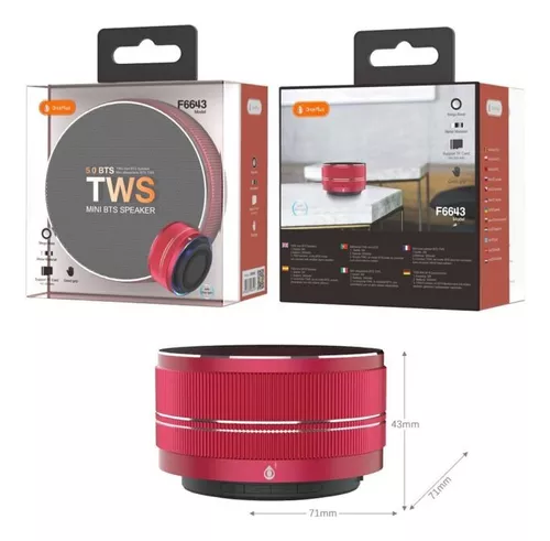 [AF6643] Mini Parlante Tws Oneplus F6643 - Rojo