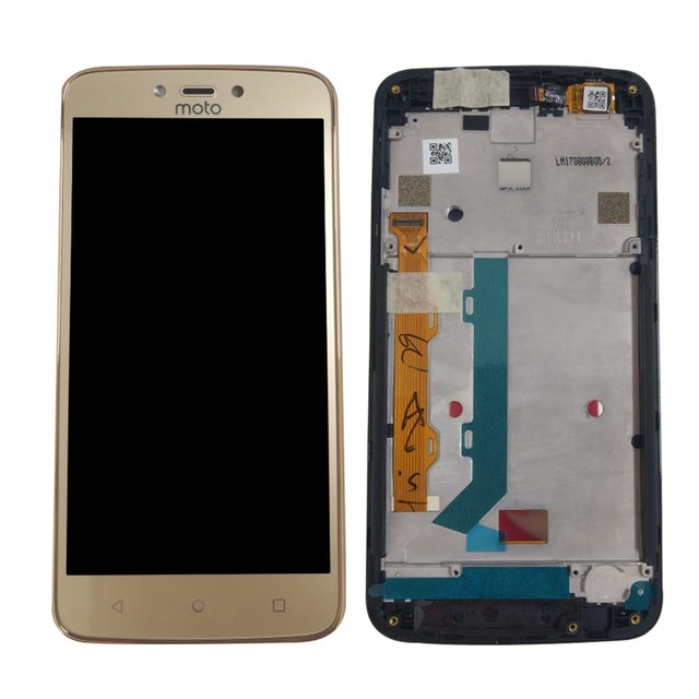 [MMODULOMOGD] Módulo Motorola Moto C Plus Dorado Con Marco