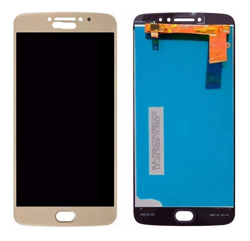 [ME4PGDOR] Módulo Motorola Moto E4 Plus Con Marco Ori de Equipo Dorado