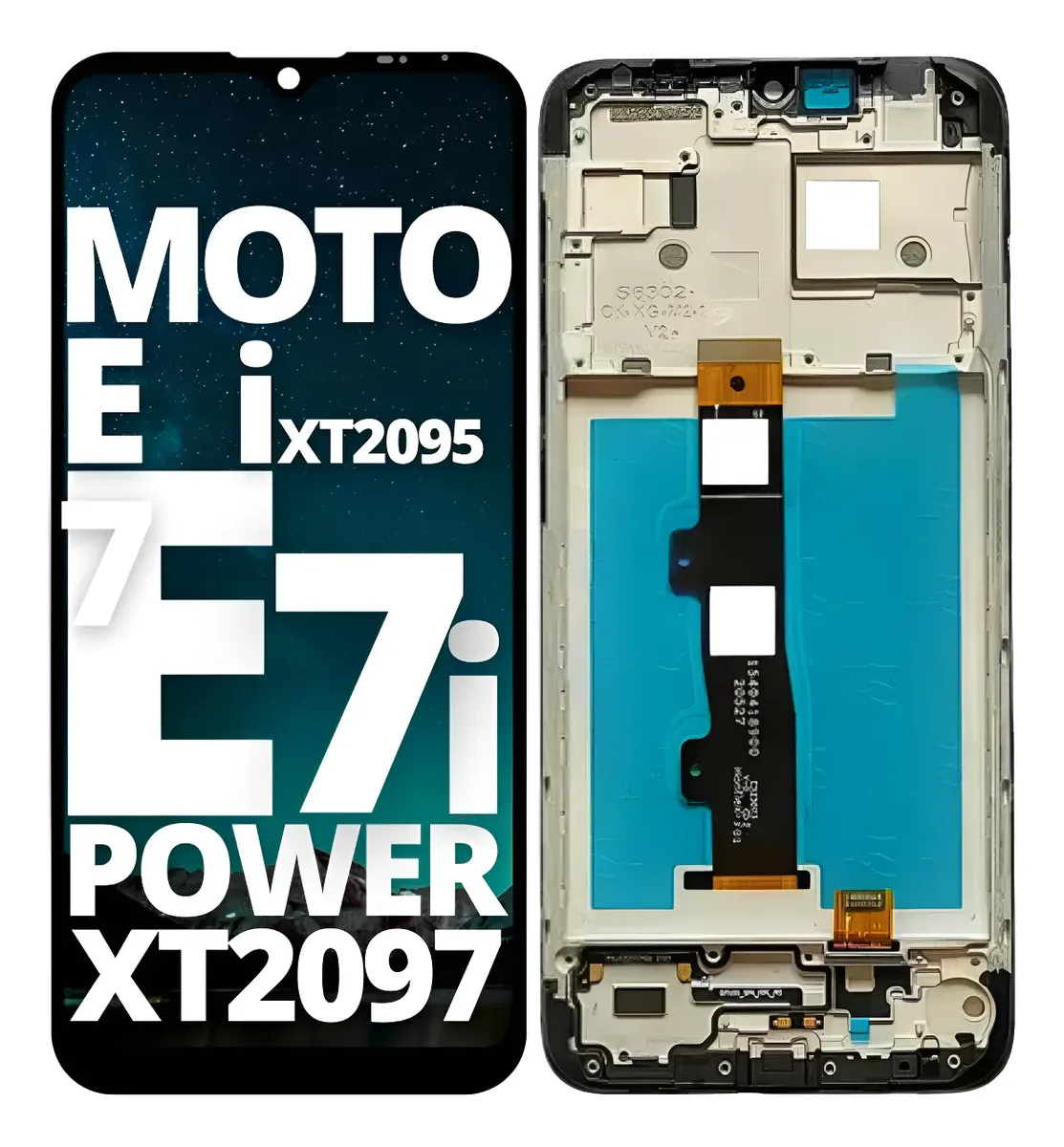 Módulo Motorola Moto E7I Power Con Marco