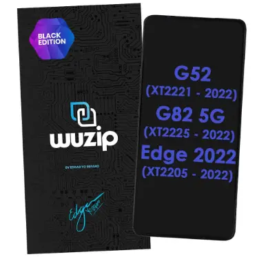 Módulo Motorola Moto G52 / G82 / Edge Con Marco - Black Edition