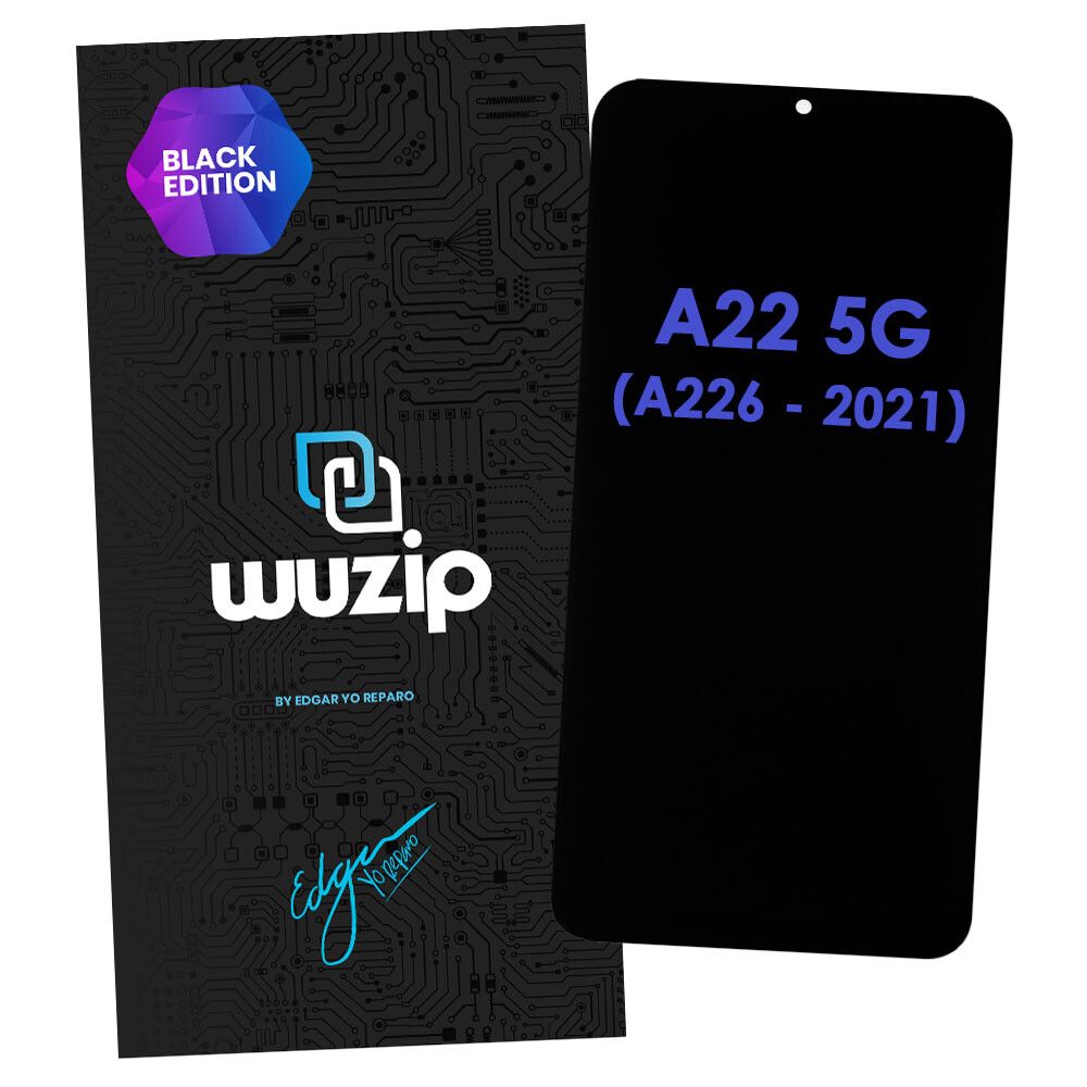 [MA22BK5G] Módulo Samsung Galaxy A22 / A226 5G Con Marco - Wuzip Black