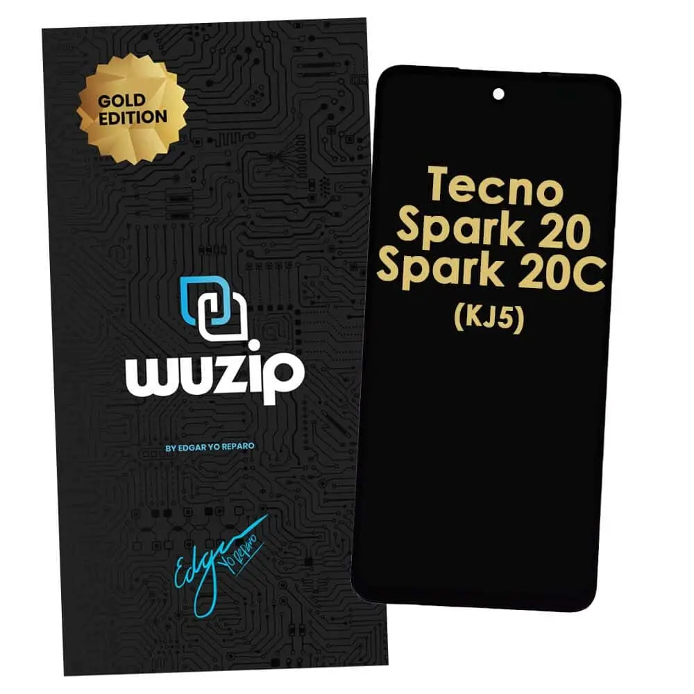 Módulo Tecno Spark Pop 7 / Smart 7 Plus / Hot 30I Con Marco - Gold Edition