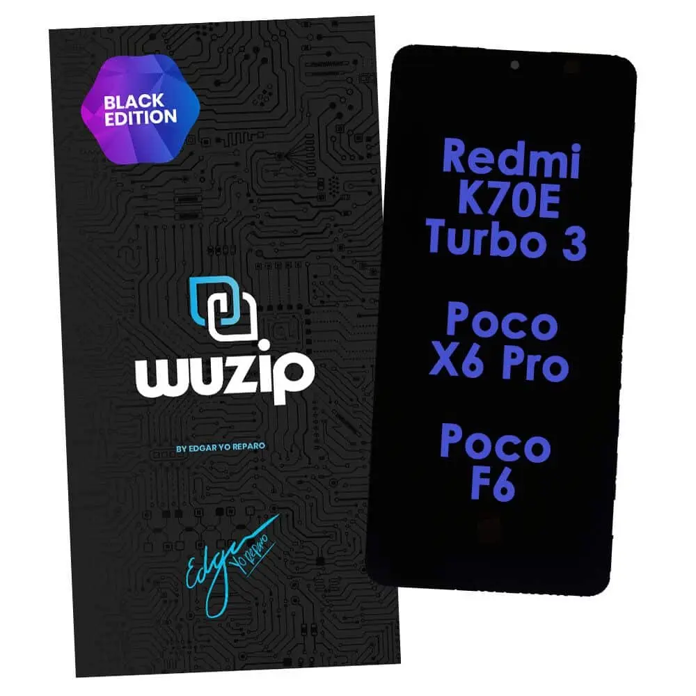 [MPOX6PBK] Módulo Xiaomi Poco X6 Pro / F6 / Redmi K70E - Black Edition
