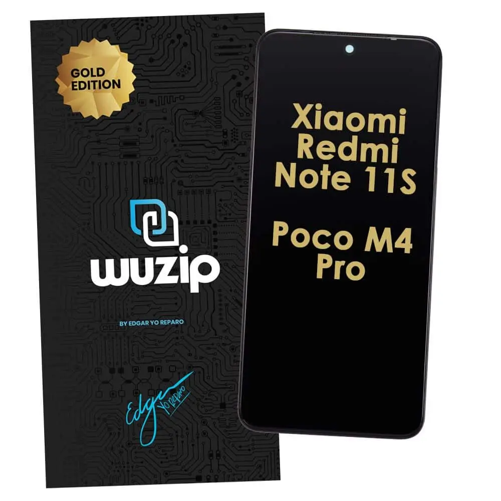 Módulo Xiaomi Redmi Note 11-11S Con Marco Wuzip Gold Edition