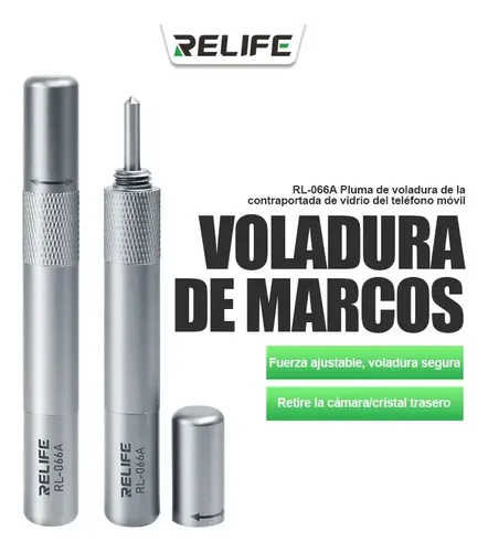 Pen Punzon para Quitar Tapas Trasera Vidrio iPhone Regulable - RL066A